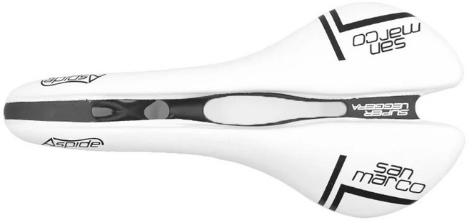 산 마르코 아스파이어 탄소 섬유 안장 도시 사이클링 경쟁 산악 자전거 슬들 남자 여자 레이싱 시트 레일, Bai Ou, 1개