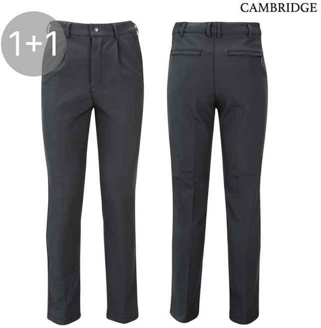[1+1][3컬러]남성 캠브리지 베이직 기모 정장팬츠 (30인치-40인치)