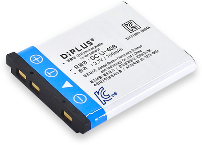 디아이플러스 올림푸스 LI-42B / LI-40B 호환 카메라 배터리, DC LI-40B