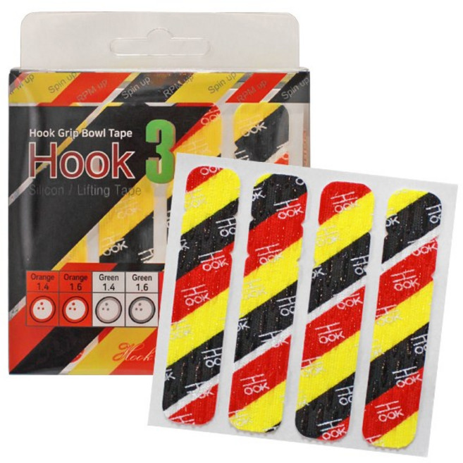 훅 RPM 다목적 실리콘 프리컷 테잎 볼링테이프 중약지 리프팅 강화 인서트테잎 볼링용품, No3. 독일