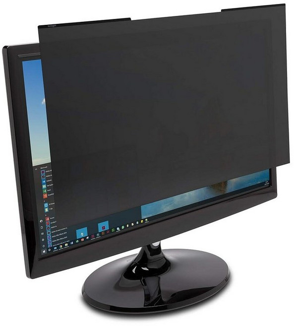 Kensington MagPro 21.5인치 마그네틱 컴퓨터 프라이버시 스크린 데스크톱용 탈착식 16:9 필터 눈부심 방지 블루 레이 감소 슬림 베젤 모니터(K58354, 24" (16:9), 1개