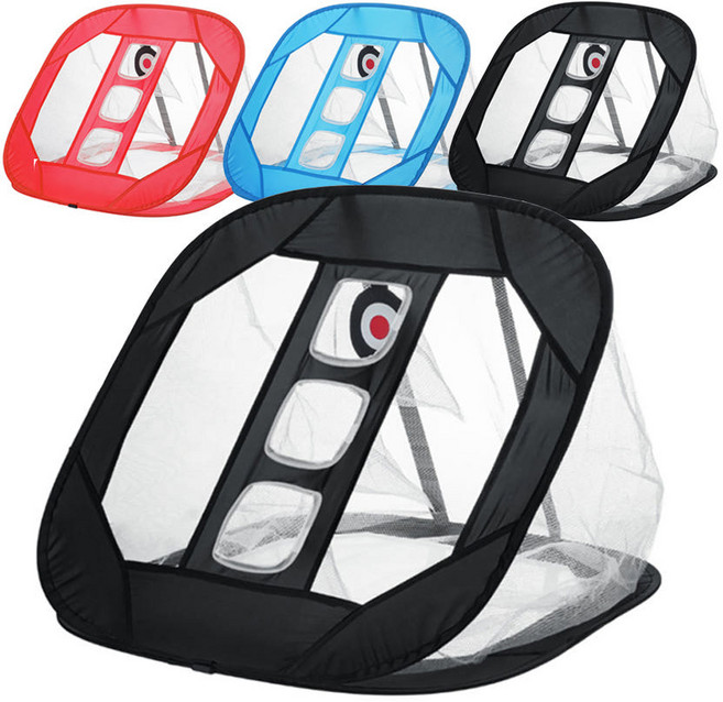 천둥골프 홈프러치 그물망 애니칩, 블랙, 1개