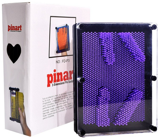 [KC인증]로앤제이 3D 핀아트 손자국 프레스 입체 찍기 놀이 장난감 학습 교구 대형, 퍼플