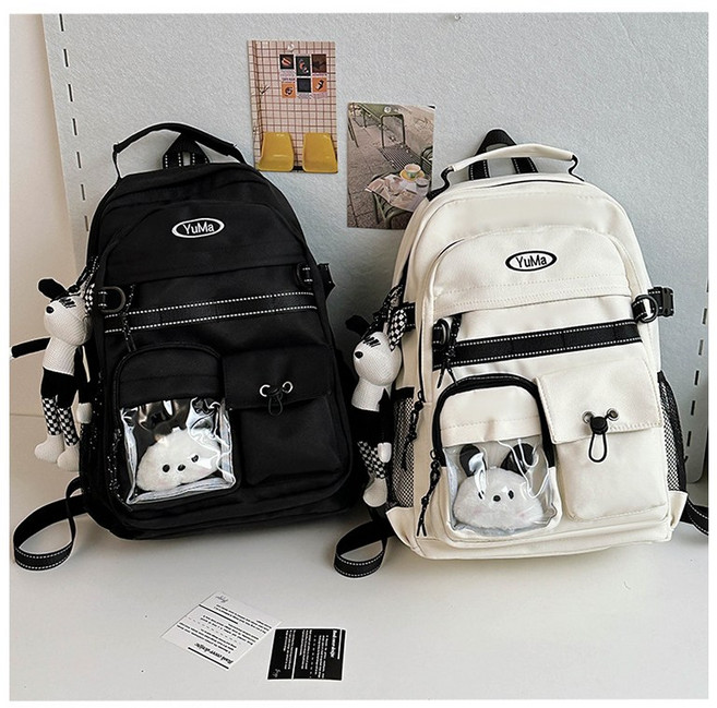 루카스 남녀공용 대용량 학생 노트북 책가방