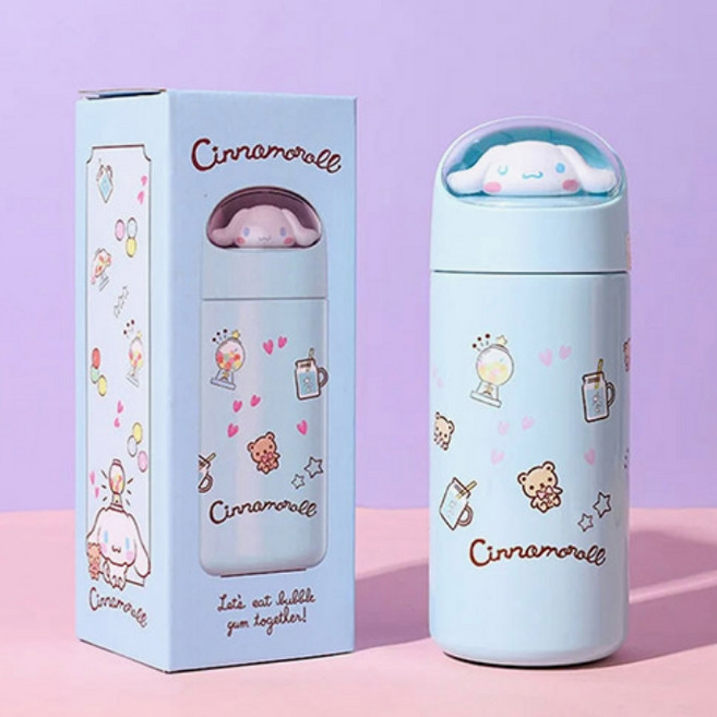 산리오 시나모롤 우주캡슐 피규어 텀블러 350ml, 1개