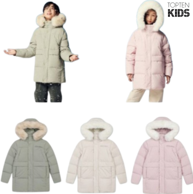 [백화점매장정품] 탑텐키즈 다운점퍼 아동공용 따뜻하고 활동편한 예쁜디자인 퍼패딩 겨울 필수템 한파대비 초등학교 등하원 주니어 자켓