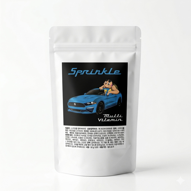 NRC 스프링클 파충류 멀티비타민, 1개, 50g