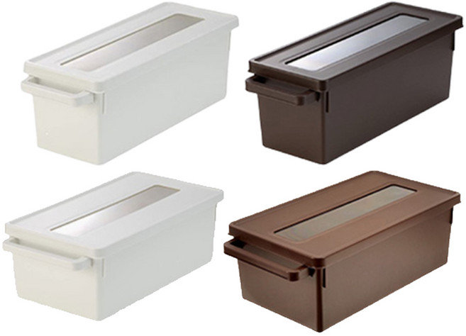 이노마타 CD케이스 DVD 게임팩 만화책 정리함 보관함, 1개, L사이즈-브라운