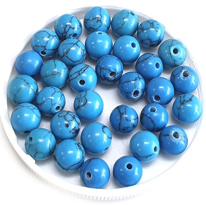 ALL 원석알 8mm 일반A 팔찌원석 한팩 25알 / 오닉스 장미석 터키석