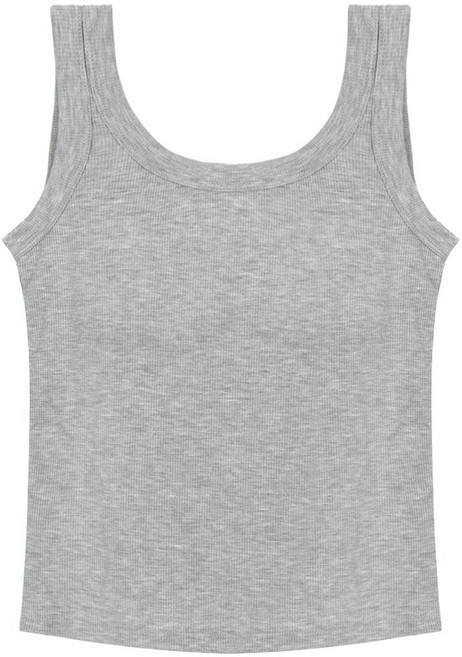 엘라운지 M~4XL 레이온 골지 U백 브라탑나시