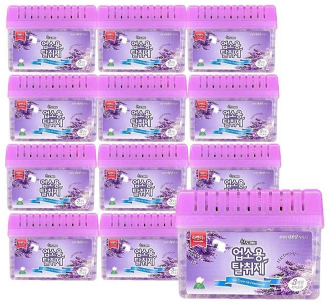 산도깨비 업소용 탈취제 대용량 550g X 12개 1box - 라벤더 /냄새제거/악취제거/방향제