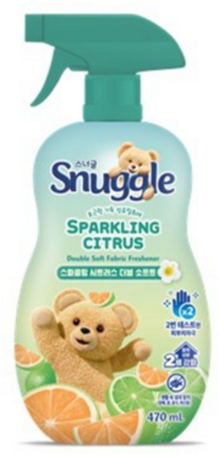 스너글 스파클링 시트러스 더블 소프트, 470ml, 1개