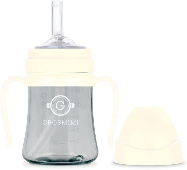 그로미미 PPSU 빨대컵, 200ml, 1개, 화이트