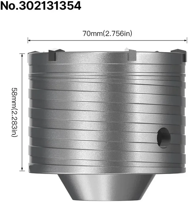 HUHAO 30-120mm 전기 해머 드릴 비트 SDS 플러스 콘크리트 벽 홀쏘 CNC 시멘트 절단 공구, 01 빠른  Mainland, 01 라운드, 27 302131354