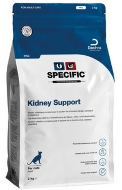 스페시픽 캣 FKD 2kg 심장 신장 간 처방식, 1개