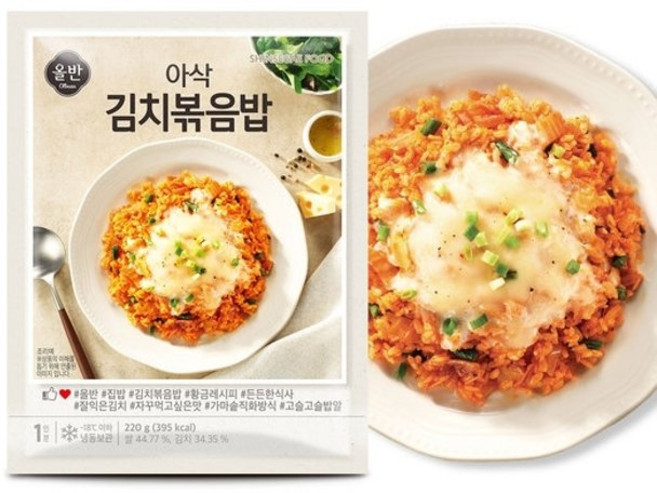 [쇼핑엔티] 올반 볶음밥 10봉 4종 골라담기(김치/통새우/치킨데리야끼/대패삼겹볶음밥), 치킨데리야끼볶음밥10봉(220g*2개*5세트)