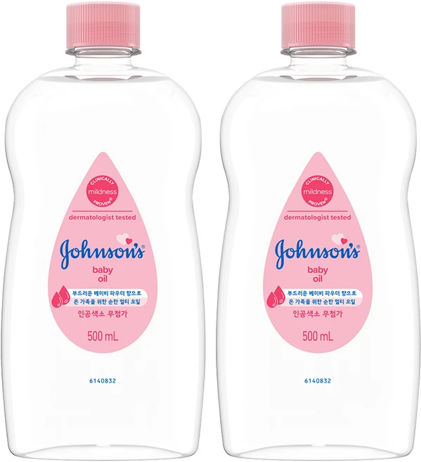존슨즈베이비 오일, 500ml, 2개 - 쿠팡