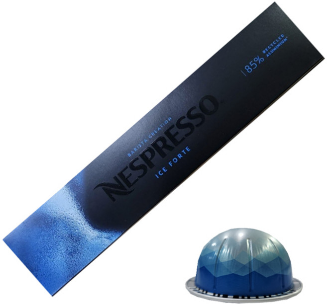 네스프레소 버츄오 캡슐커피 아이스 포르테, 12.5g, 10개입, 1개