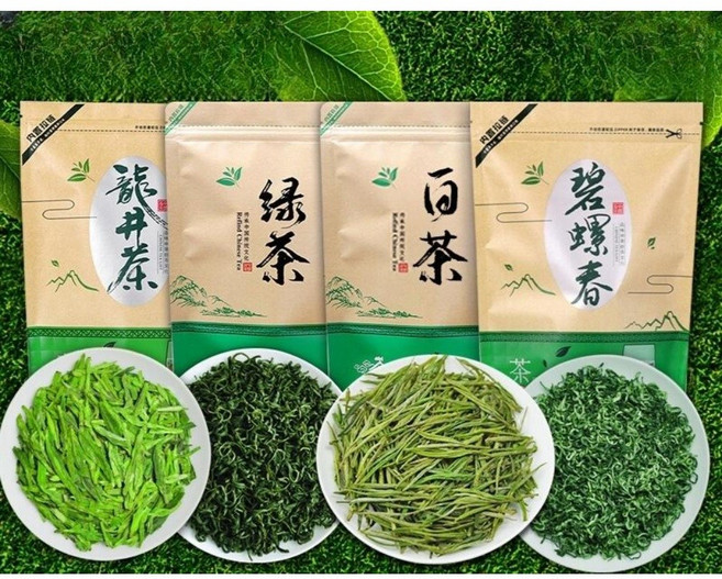 4대 녹차 용정차 안길백차 벽라춘 대용량, 1개, 40개