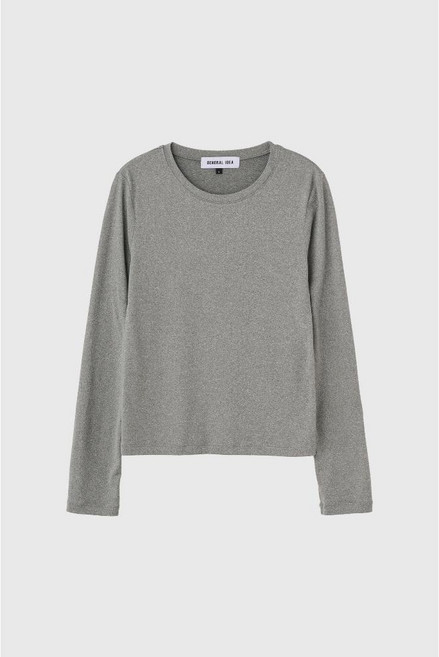 韓國 GENERAL IDEA 女款百搭基本款素面 長袖舒適親膚時尚上衣