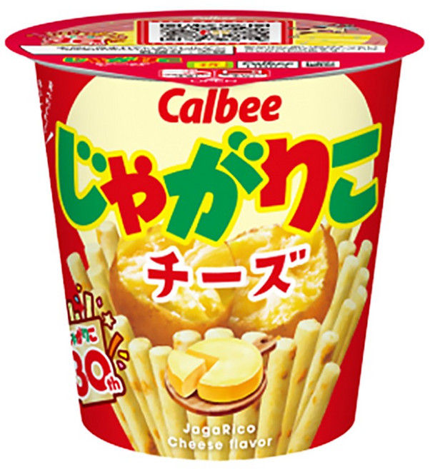 가루비 자가리코 일본 과자 치즈맛 스낵 간식 58g, 1개