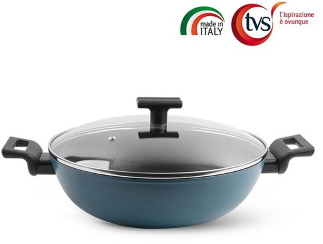 TVS 브릴란테 IH 양수 WOK 30cm / 뚜껑포함, 브릴란테 WOK 30cm 뚜껑포함, 브릴란테 WOK 30cm 뚜껑포함, 1개