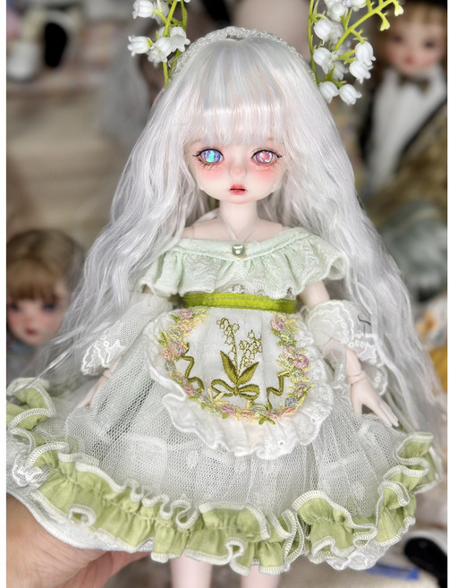 예쁜 구체관절인형30cm 커스텀 메이크업 풀세트 가발 옷 신발 포함 사람인형 50공주, 1개, 24인형, 30cm