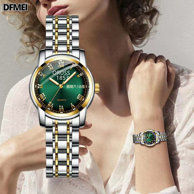 DFMEI 手錶女女表防水簡約氣質石英錶女士腕錶網紅手錶女