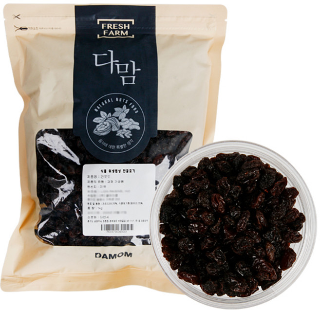 다맘 미국산 건포도 1kg, 1개