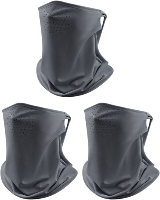 지커스 쿨 마스크 목토시 귀걸이형 남여공용 UV, 그레이, 3개