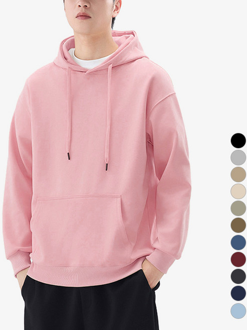 디커스텀 남녀공용 루즈핏 무지 후드티 빅사이즈 14컬러
