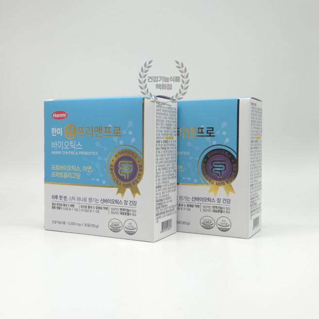 한미 신 프리앤프로바이오틱스 프락토올리고당 신바이오틱스 장건강 유산균 30포 2개