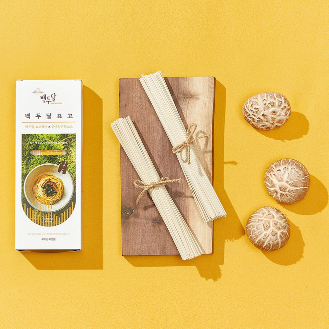 백두달표고 표고국수 건면 /감칠맛이일품인 간편국수, 2개, 200g