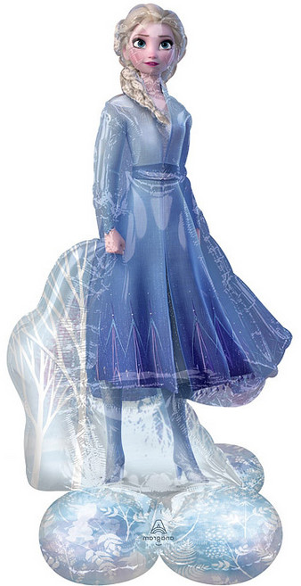 제이벌룬 크리스마스 은박풍선 2023, 스탠딩 에어벌룬 프로즌2 엘사 137cm, 1개