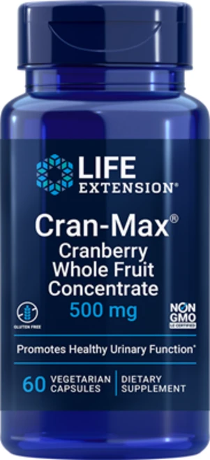 라이프익스텐션 크랜 맥스 500mg Life Extension Cran-Max, 1개, 60정 - 쿠팡