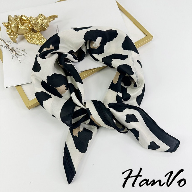 HanVo 時尚精緻質感絲巾 女絲巾 保暖圍巾 C04-8208