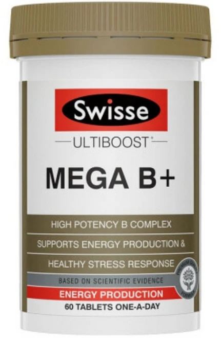 스위스 울티부스트 메가 B+ 필름코팅 타블렛, 60정, 1개 - 쿠팡