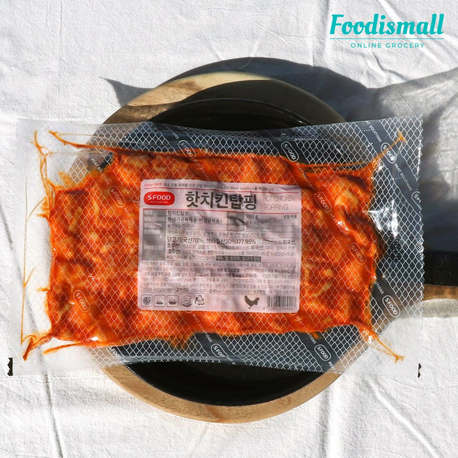 에쓰푸드 핫 치킨 탑핑 500g, 1개