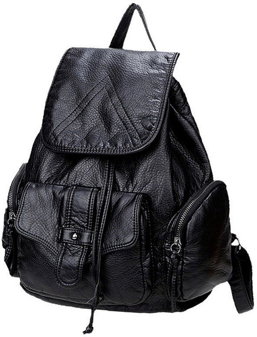AOKADA 여성 양가죽 백팩 방수 데일리 여행용 직장인 미니 배낭