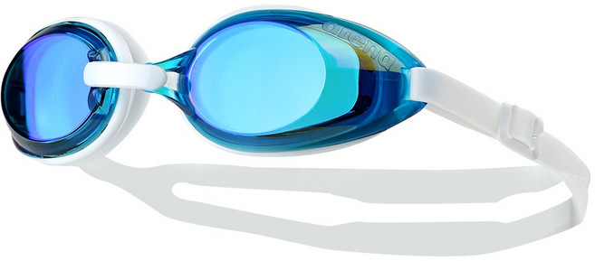 아레나 글리터 일반용 패킹 미러 수경 AGW-420 A4AC1AG42 수경/물안경, WHB (화이트블루), 1개