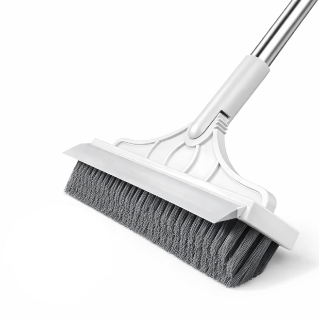 살림생각 모서리 틈새 구석 화장실 2in1 청소솔, 1개, 화이트