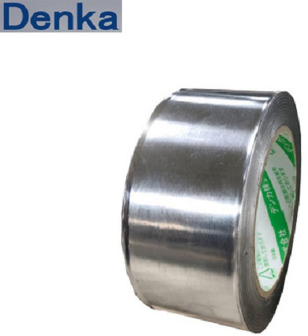 덴카 슬림형 알미늄 테이프 714 고접착 고강도 덕트 단열재 고정 폭 50mmx50M 1개