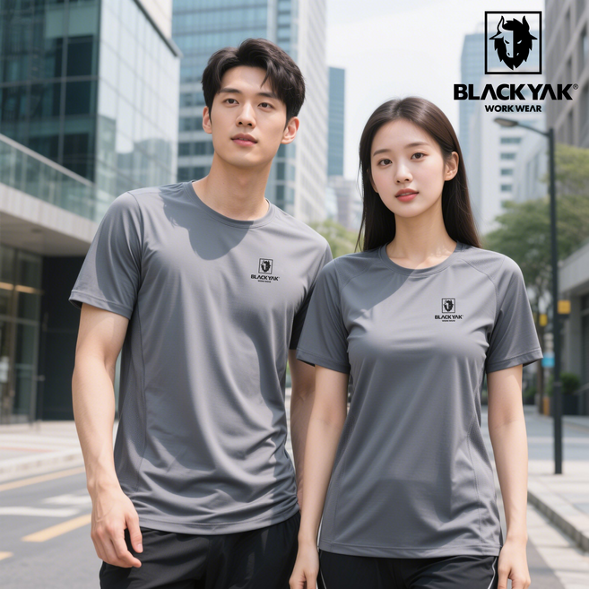 [당일출고] 블랙야크 쿨링 스트레치 반팔티셔츠