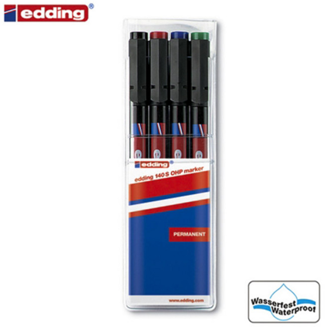 에딩 OHP마카 143B 4색 세트 3mm