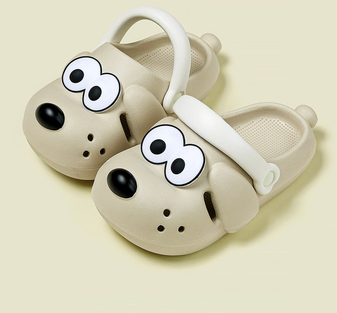 달콩슈 아동용 EVA 강아지 샌들 슬리퍼 DKE001