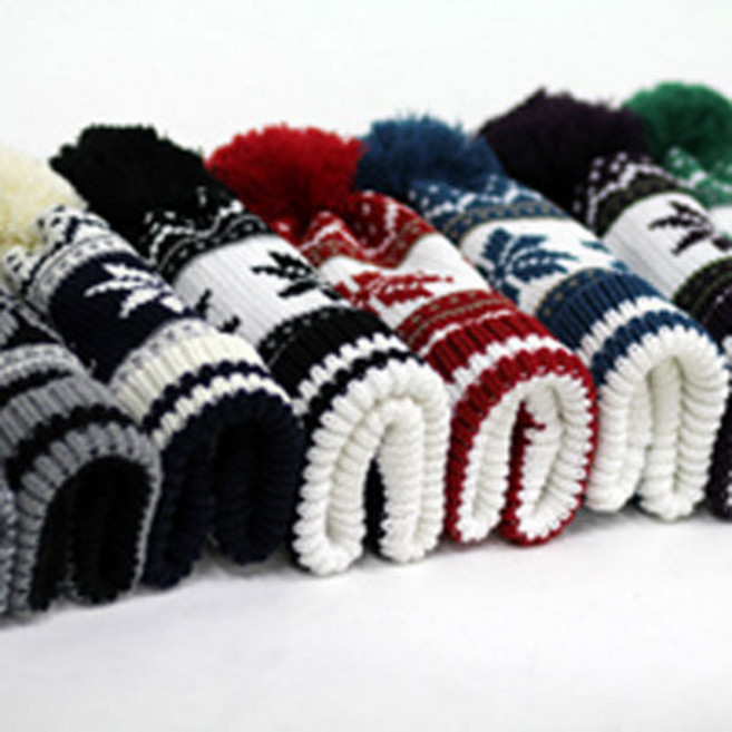 눈꽃송이방울모자