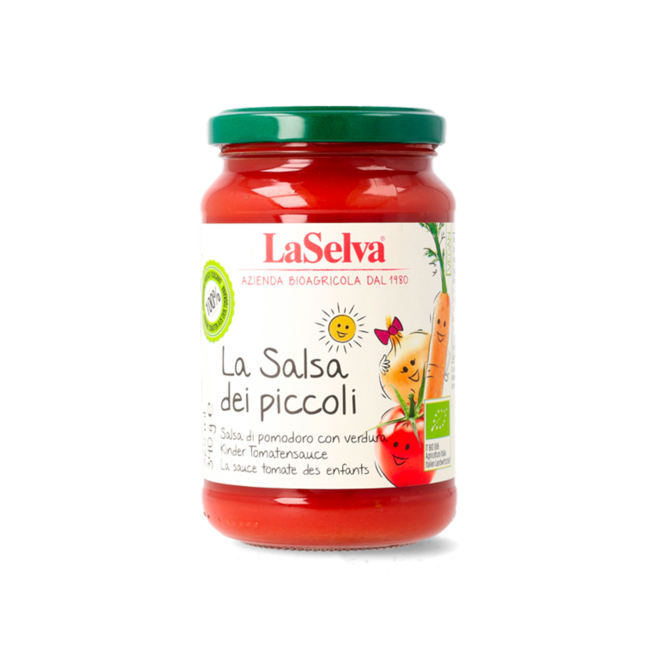 라셀바 이탈리아 어린이용 유기농 저염 토마토소스, 1개, 340g