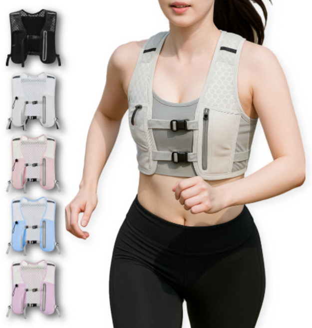 초경량 미르픽 메쉬 트레일 러닝조끼 베스트, 라벤더워크