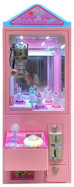 인형 뽑기기계 문방구 무인매장 업소용 동전형 500원, 3 B타입 분홍색, 1개