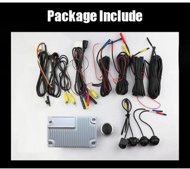 자동차 360도 어라운드뷰 스카이뷰 서라운드 360 카메라 3D 1080P AHD 225 렌즈 대시 8G MP4 비디오 녹음기 안드로이드 스크린용, 옵션01 225 Sony Len AHD